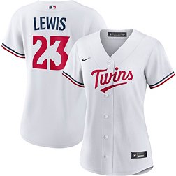 Nike Women's Minnesota Twins Royce Lewis #23 White Cool Base Jersey