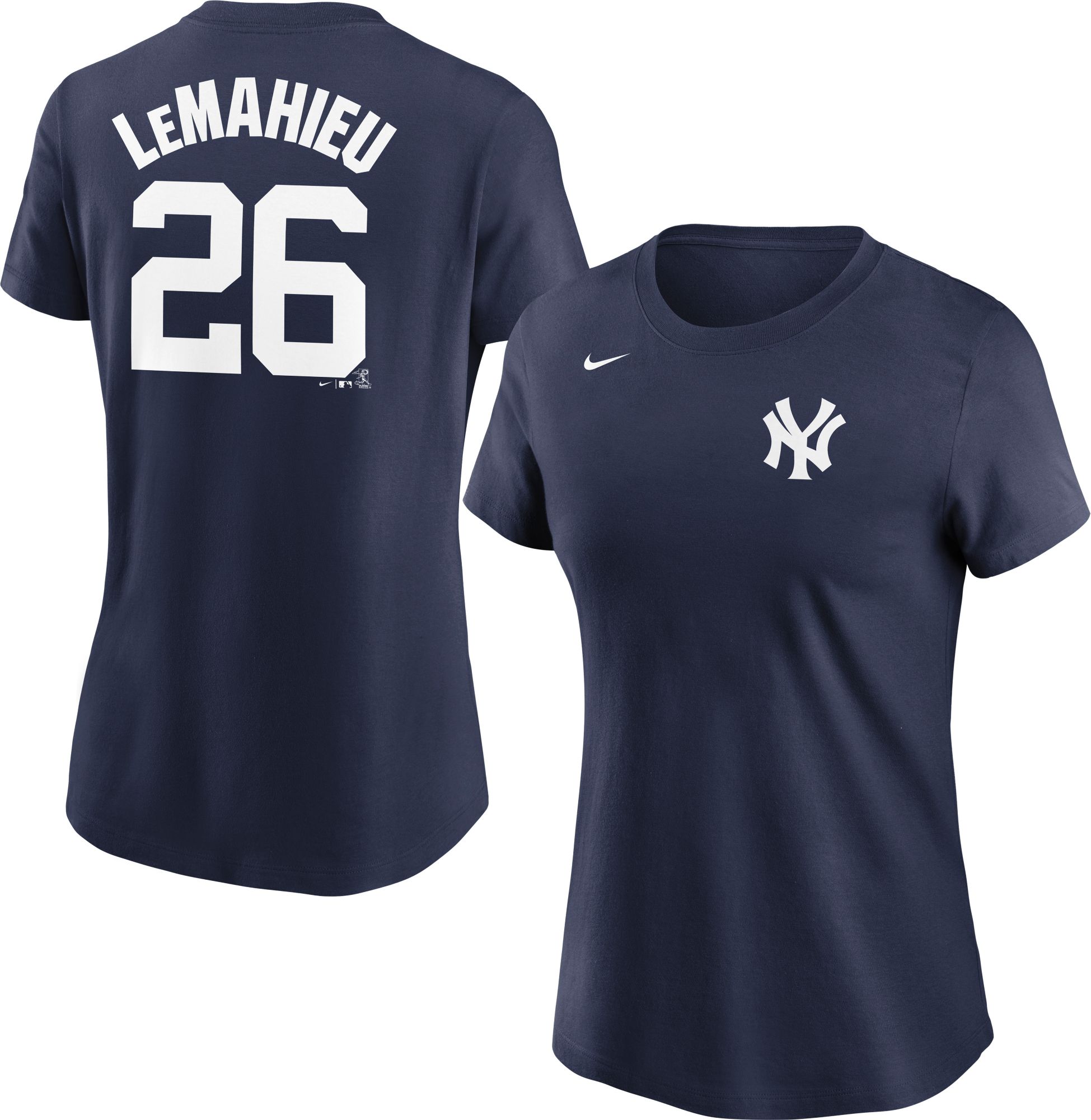 Nike Women's New York Yankees DJ LeMahieu #26 Navy T-Shirt