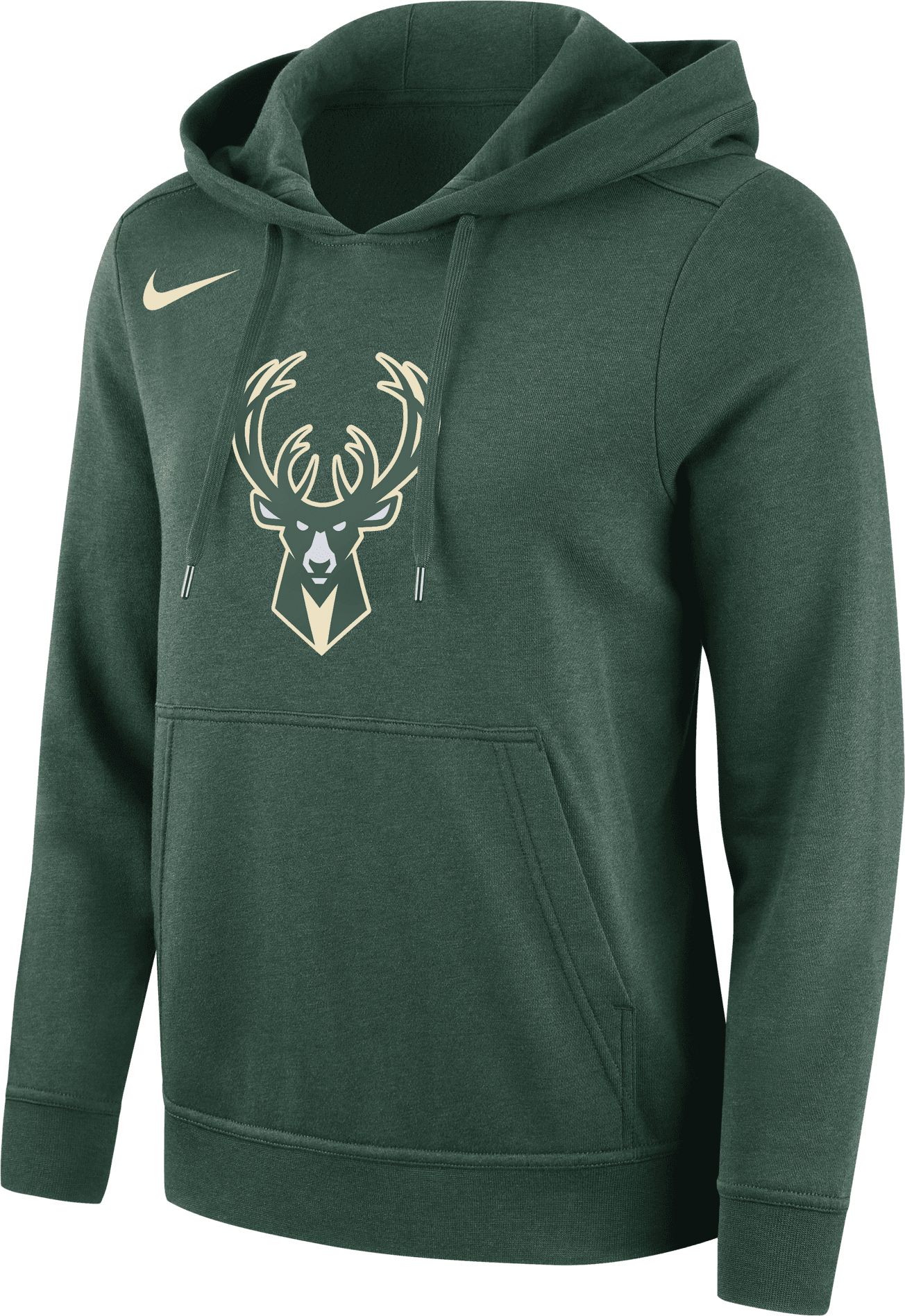 Nike Women's Milwaukee Bucks Green Logo Hoodie