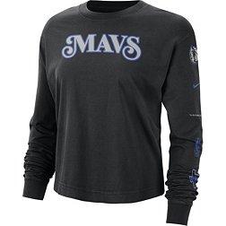 Nike Women's 2023-24 City Edition Dallas Mavericks Black Boxy Long Sleeve T-Shirt