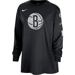 Nike Women's Brooklyn Nets Essential Boyfriend Long Sleeve T-Shirt