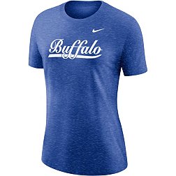 Nike Women's Buffalo Bulls Blue Varsity Script T-Shirt