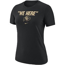 Nike Women's Colorado Buffaloes Black We Here T-Shirt