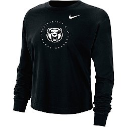 Nike Men's Central Arkansas Bears  Black Boxy Long Sleeve Cropped T-Shirt