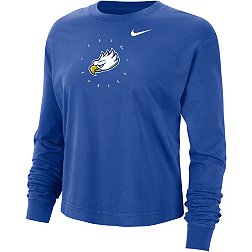 Nike Men's Florida Gulf Coast Eagles Cobalt Blue Boxy Long Sleeve Cropped T-Shirt