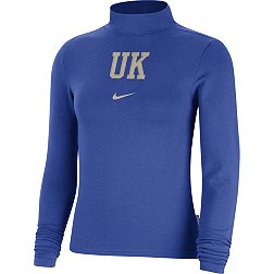 Nike Women's Kentucky Wildcats Blue Essential Mock Neck Long Sleeve Shirt