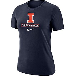 Nike Women's Illinois Fighting Illini Blue Basketball Core Cotton T-Shirt