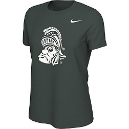 Nike Women's Michigan State Spartans Green Team Logo T-Shirt