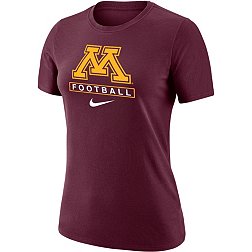 Nike Women's Minnesota Golden Gophers Maroon Football Core Cotton T-Shirt