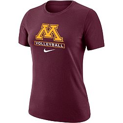 Nike Women's Minnesota Golden Gophers Maroon Volleyball Core Cotton T-Shirt