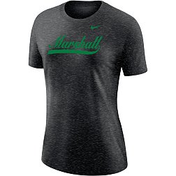 Nike Women's Marshall Thundering Herd Black Varsity Script T-Shirt