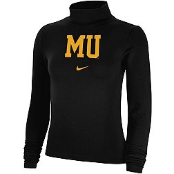 Nike Men's Missouri Tigers Black Essential Mock Neck Long Sleeve Shirt