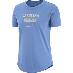 Nike Women's North Carolina Tar Heels Carolina Blue University Athletics Pill Swoosh T-Shirt