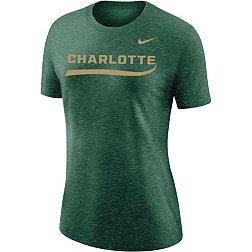 Nike Women's Charlotte 49ers Green Varsity Script T-Shirt