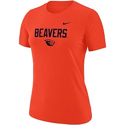 Nike Women's Oregon State Beavers Orange Core Cotton Wordmark T-Shirt