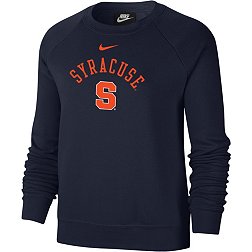 Nike Women's Syracuse Orange Blue Varsity Arch Logo Crew Neck Sweatshirt
