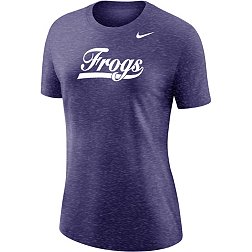 Nike Women's TCU Horned Frogs Purple Varsity Script T-Shirt