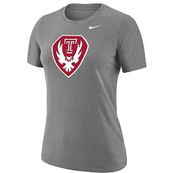 Nike Women's Temple Owls  Grey Core Cotton T-Shirt