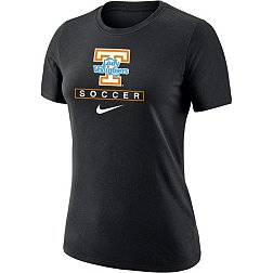 Nike Women's Tennessee Lady Volunteers Black Soccer Core Cotton T-Shirt