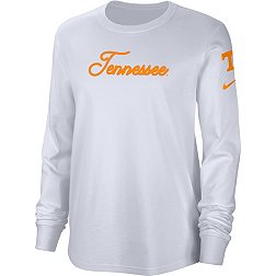 Nike Women's Tennessee Volunteers White Cotton Letterman Long Sleeve T-Shirt