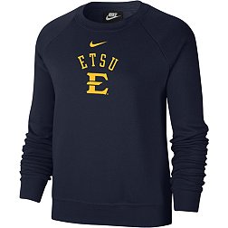 Nike Women's East Tennessee State Buccaneers Navy Varsity Arch Logo Crew Neck Sweatshirt