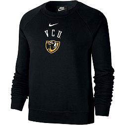 Nike Women's VCU Rams Black Varsity Arch Logo Crew Neck Sweatshirt