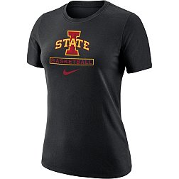 Nike Women's Iowa State Cyclones Black Basketball Core Cotton T-Shirt
