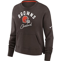 Nike Women's Cleveland Browns Arch Team Brown Crew Sweatshirt