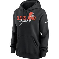 Nike Women's Cleveland Browns Team Slant Black Hoodie