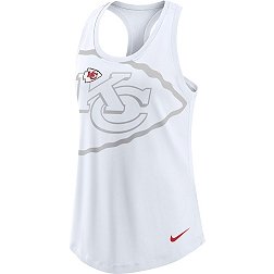 Nike Women's Kansas City Chiefs Logo Tri-Blend White Tank Top