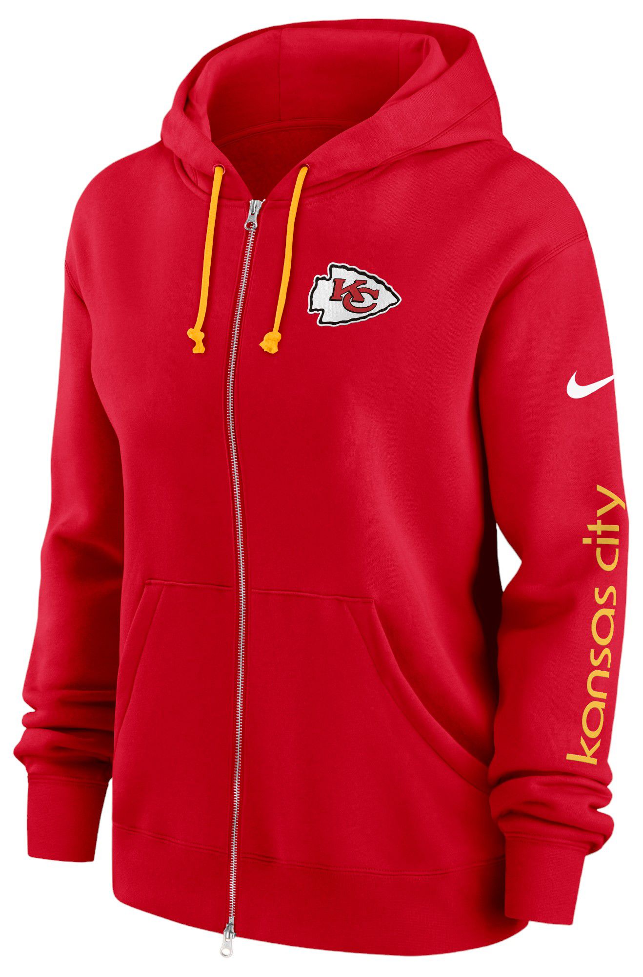 Nike Women's Kansas City Chiefs Phoenix Red Full-Zip Hoodie