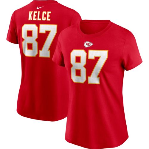 Nike Men's Kansas City Chiefs Travis Kelce #87 Red T-Shirt