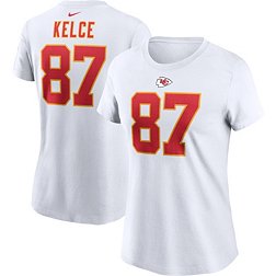 Nike Women's Kansas City Chiefs Travis Kelce #87 White T-Shirt