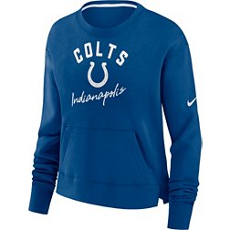 Nike Women's Indianapolis Colts Arch Team High Hip Blue Cropped Crew
