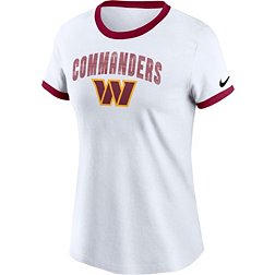 Nike Women's Washington Commanders Rewind Team Stacked White T-Shirt