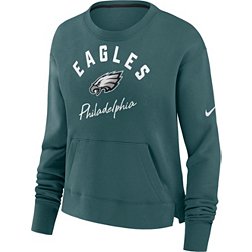 Nike Women's Philadelphia Eagles Arch Team Green Crew Sweatshirt