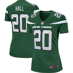 Nike Women's New York Jets Breece Hall #20 Green Game Jersey