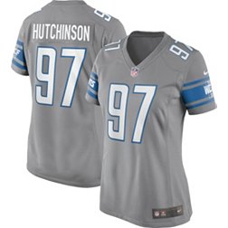Nike Women's Detroit Lions Aidan Hutchinson #97 Alternate Grey Game Jersey