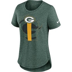 Nike Women's Green Bay Packers Local Green Tri-Blend T-Shirt