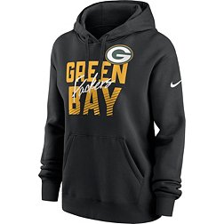 Nike Women's Green Bay Packers Team Slant Black Hoodie