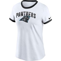 Nike Women's Carolina Panthers Rewind Team Stacked White T-Shirt