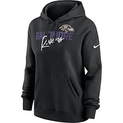 Nike Women's Baltimore Ravens Team Slant Black Hoodie