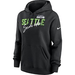 Nike Women's Seattle Seahawks Team Slant Black Hoodie