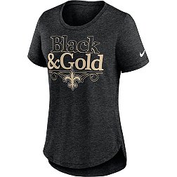 Nike Women's New Orleans Saints Local Black Tri-Blend T-Shirt