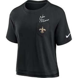 Nike Women's New Orleans Saints Pocket Black T-Shirt