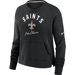 Nike Women's New Orleans Saints Arch Team Black Crew Sweatshirt