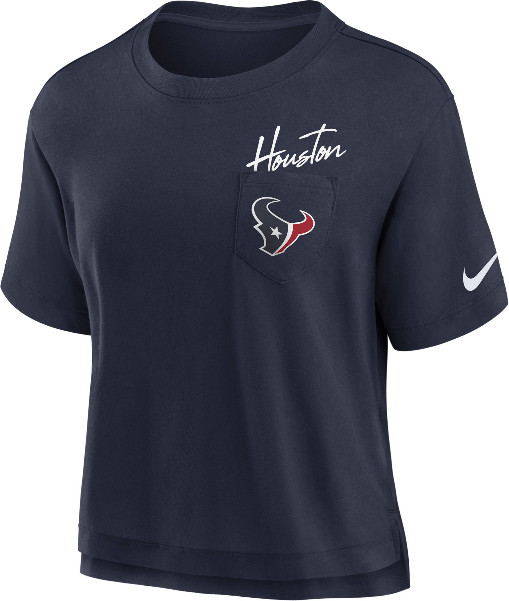 Nike Women's Houston Texans Pocket Navy T-Shirt