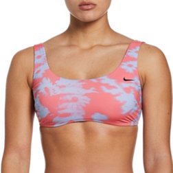 Nike Women's Floral Fade Scoop Neck Bikini Top