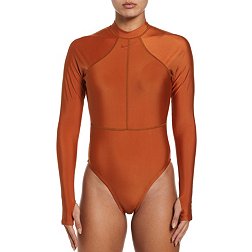 Nike Women's Fusion Long Sleeve One Piece Swimsuit