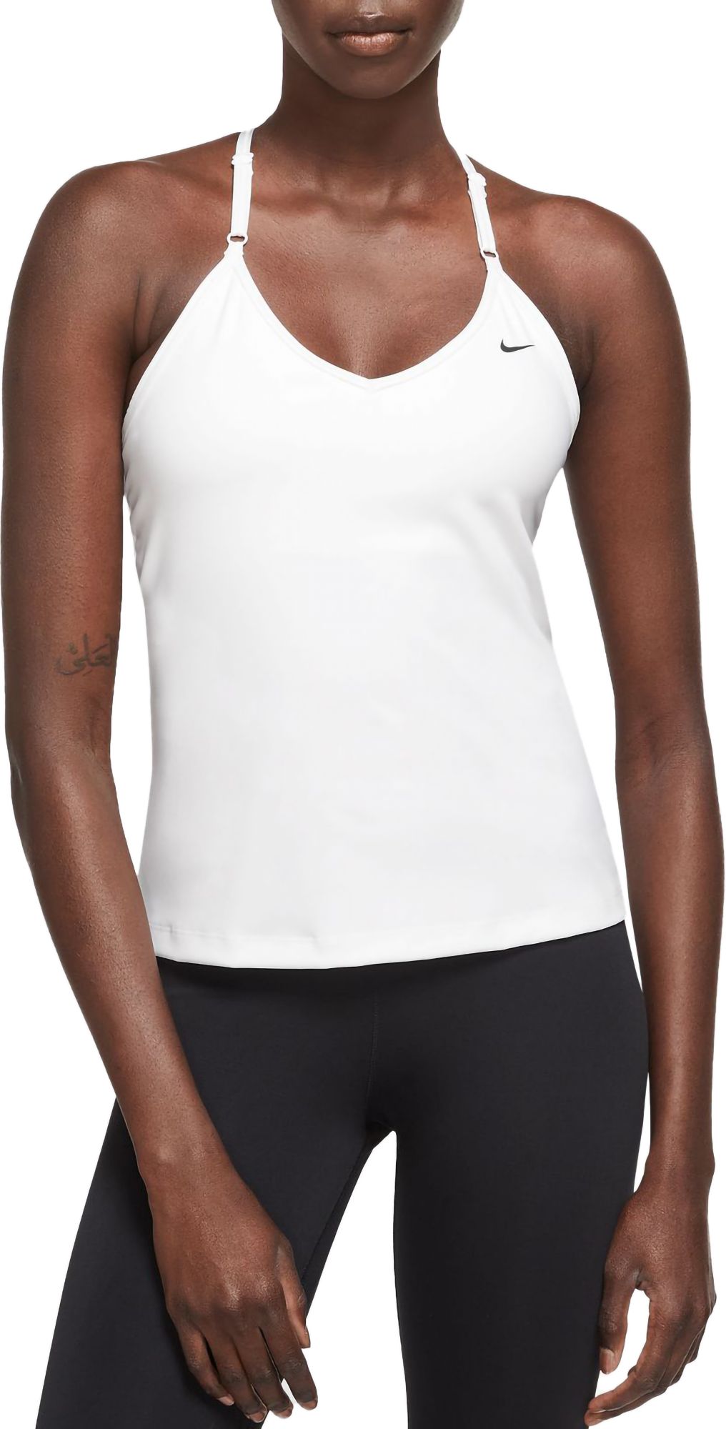 Nike Women's Bright Cactus Dri-FIT Indy Sports Bra Tank (DX0030